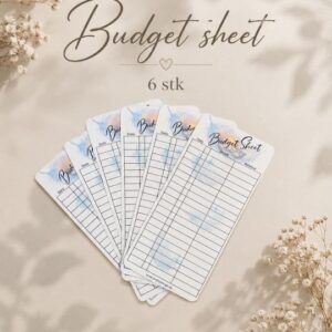 Budget Sheets mm